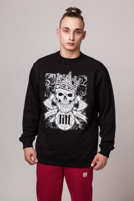 Свитшот "Череп" black | UNISEX