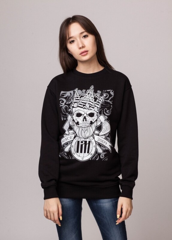 Свитшот "Череп" black | UNISEX