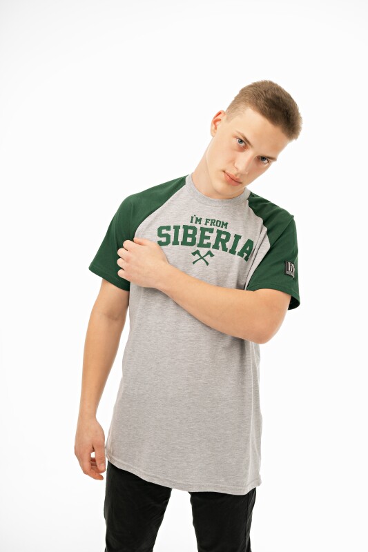 Футболка реглан "Classic'19" green | UNISEX