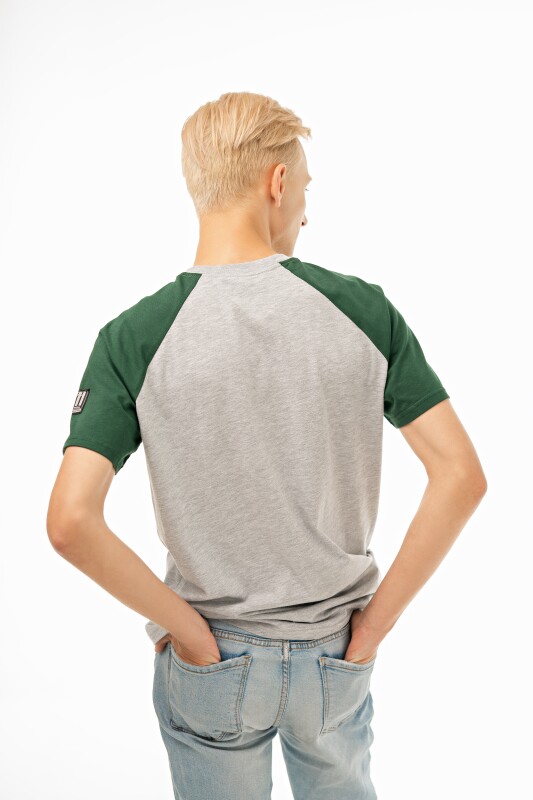 Футболка реглан "Classic'19" green | UNISEX