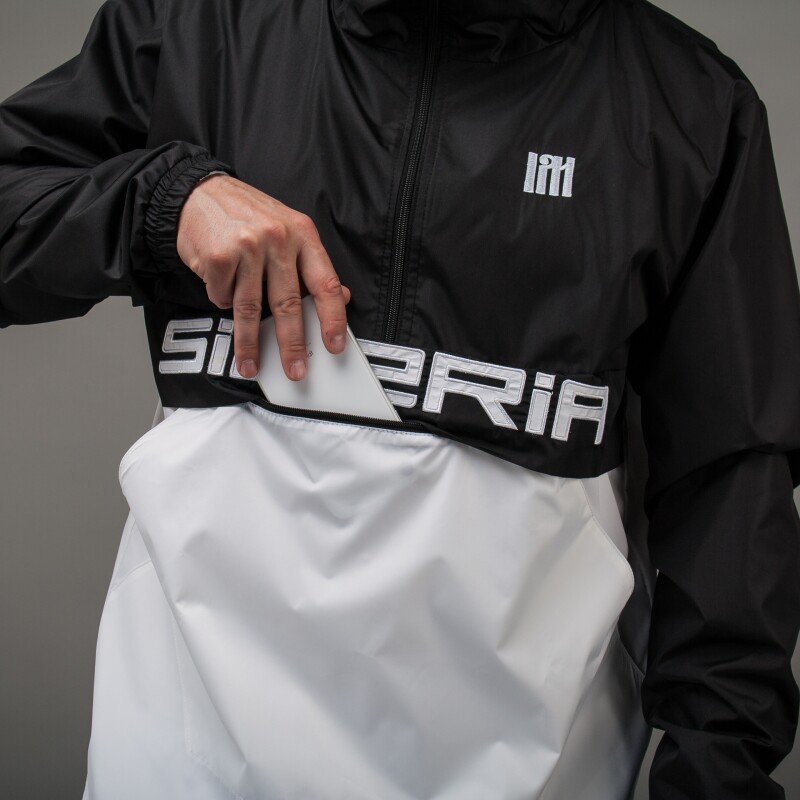 Анорак "Siberia" | UNISEX черно-белый