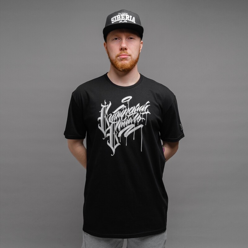 Футболка "Сибирский стиль" | UNISEX черный