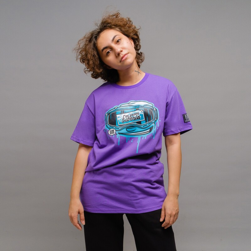 Футболка "Маска" | UNISEX фиолетовый