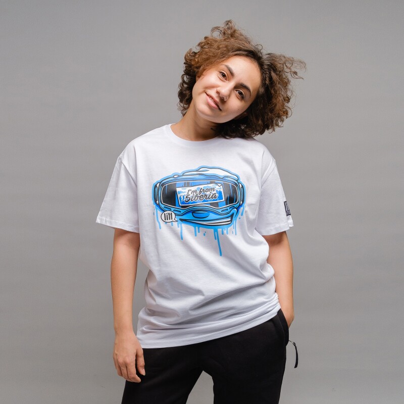 Футболка "Маска" | UNISEX белый