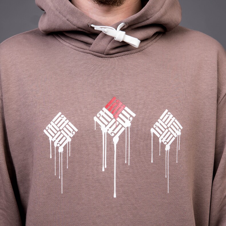 Толстовка "Ромбы" | UNISEX бежевый