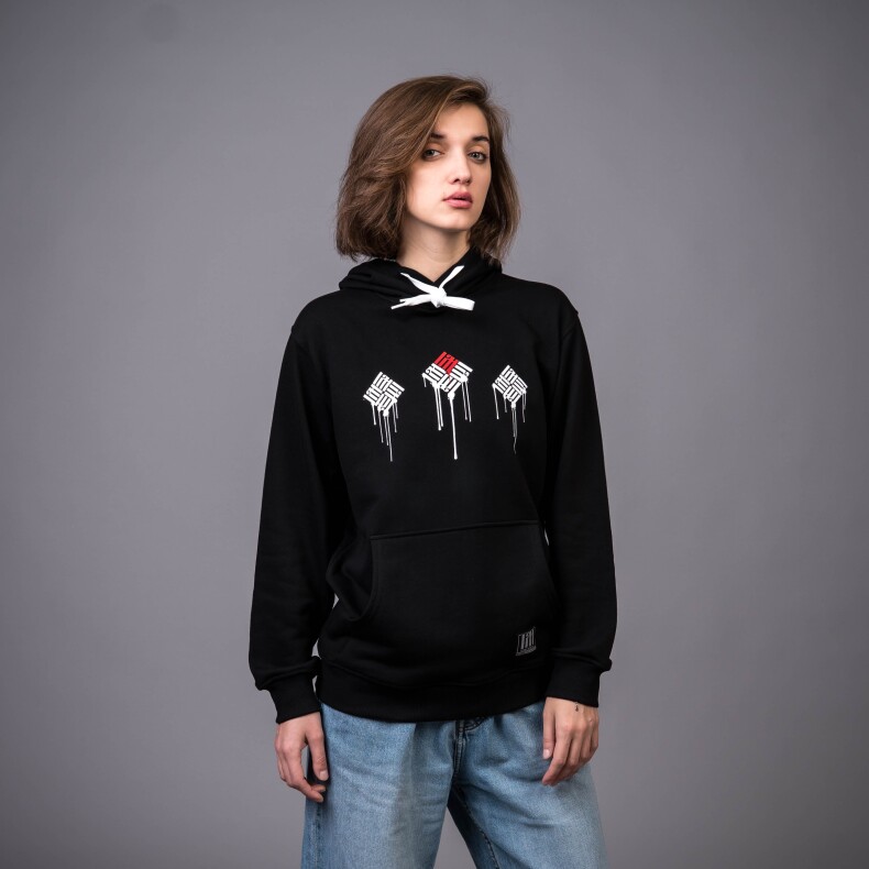 Толстовка "Ромбы" | UNISEX черный